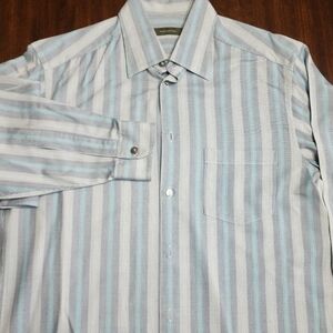 L Ermeneguildo Zegna Made in Italy Silk and Cotton Button down